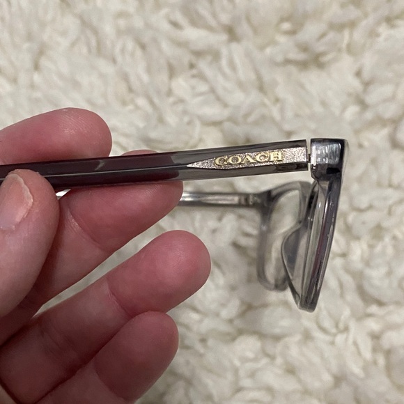 Coach 5176 transparent grey prescription glasses HC 6139U T - Picture 4 of 16